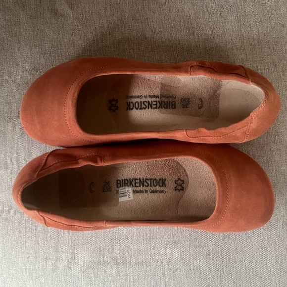 Birkenstock Shoes Birkenstock Celina Suede Ballet Flats Poshmark